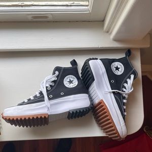 Converse Run Star Hike Platform - Black - Women’s Size 8.5